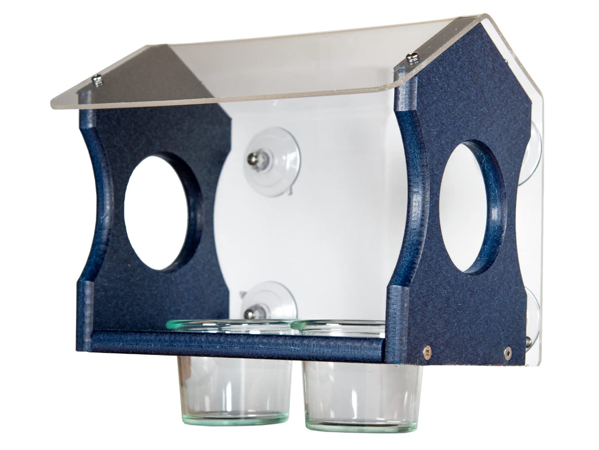 JCS Wildlife Window Mount Bluebird Mealworm Feeder