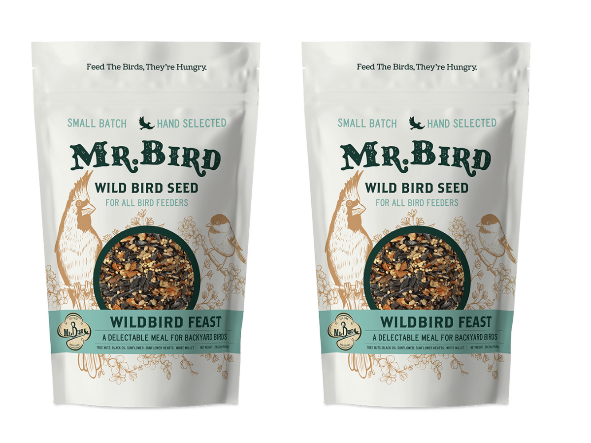 Mr. Bird WildBird Feast Small Loose Seed Bags 2 lbs. for attracting backyard birds.