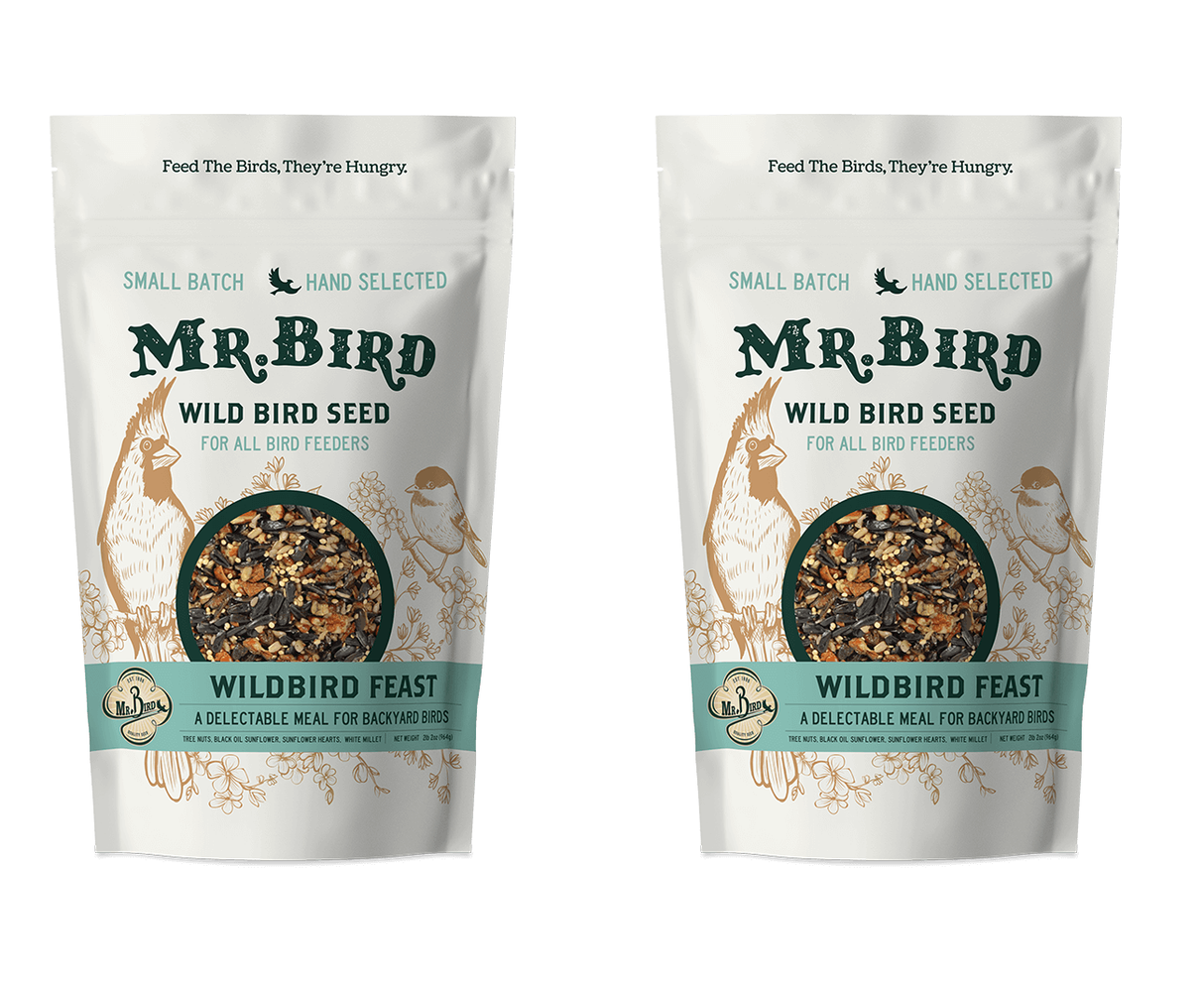 Mr. Bird WildBird Feast Large Loose Seed Bag - 4 lbs of premium bird seed for all bird feeders.