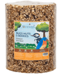 JCS Wildlife Bugs Nuts and Berries Premium Bird Seed cylinder, 3.8 lb, high-quality ingredients for attracting birds.