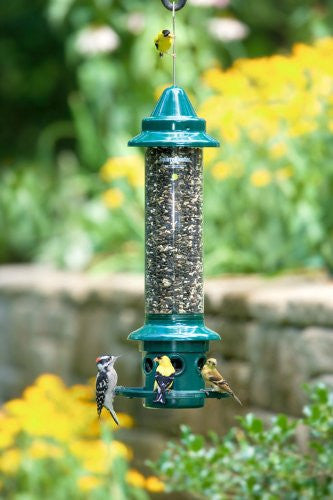 Brome Squirrel Buster Plus Bird Feeder w/ Cardinal Perch Ring 1024