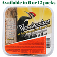 Pine Tree Farms Woodpecker High Energy Suet 11oz package, attracts woodpeckers & birds, available in 6 or 12 packs.