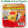 Hot Pepper Pine Tree Farm's Never Melt Suet Cake 12 oz. in 6 or 12 packs, designed for attracting wild birds.