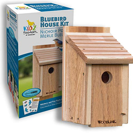 Panacea 28701 29000 Bluebird House DIY Craft Kit, easy assembly, nature stickers, perfect for kids.