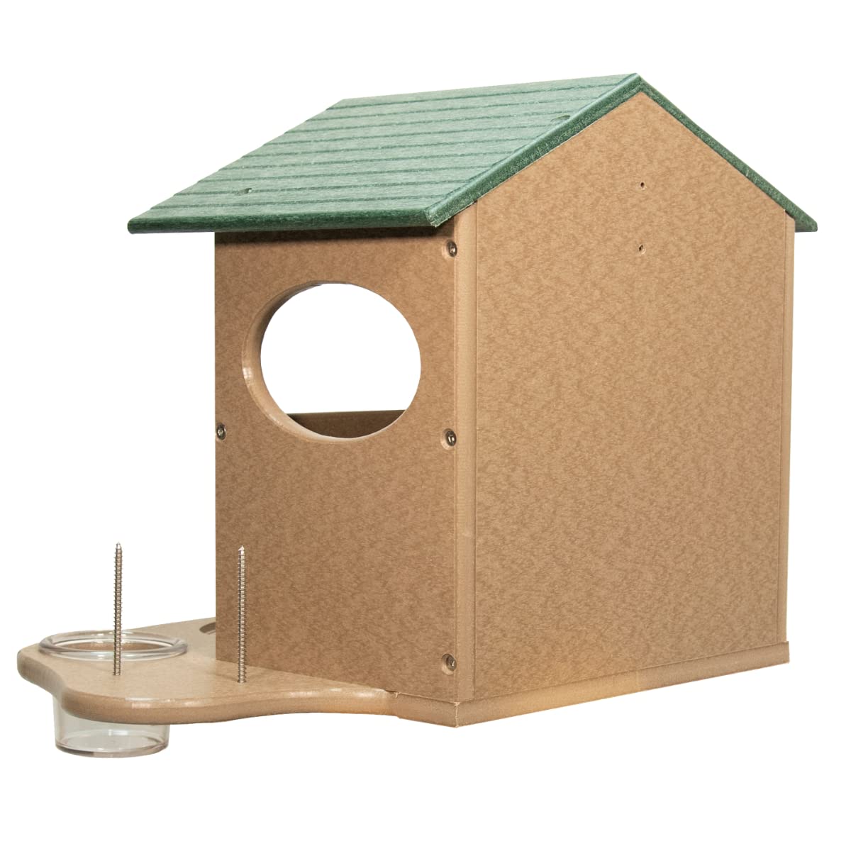 JCS Wildlife Squirrel Snack Station in eco-friendly design with feeding area for peanuts and fruits