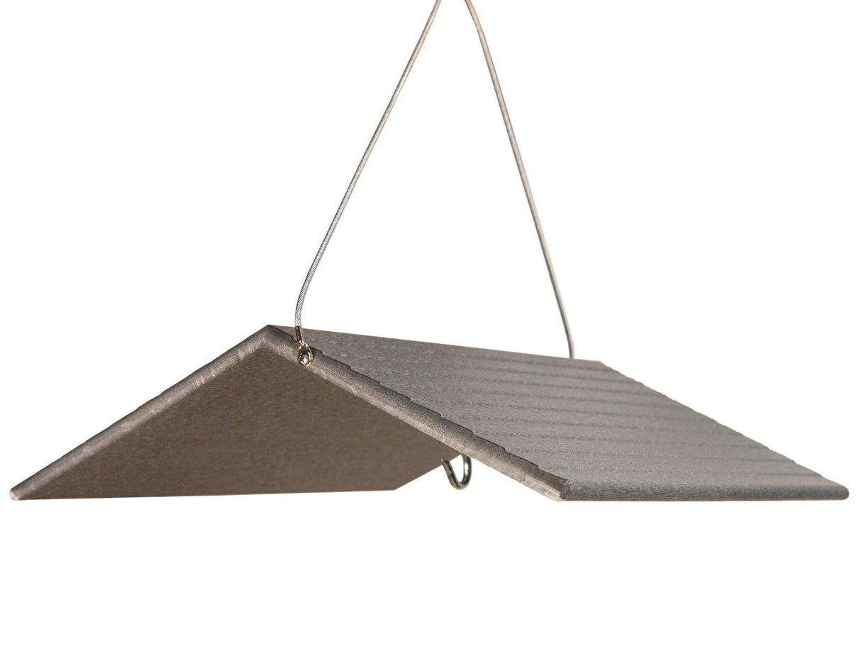 JCS Wildlife Large Poly Weather Cover designed to protect bird feeders from rain and snow.