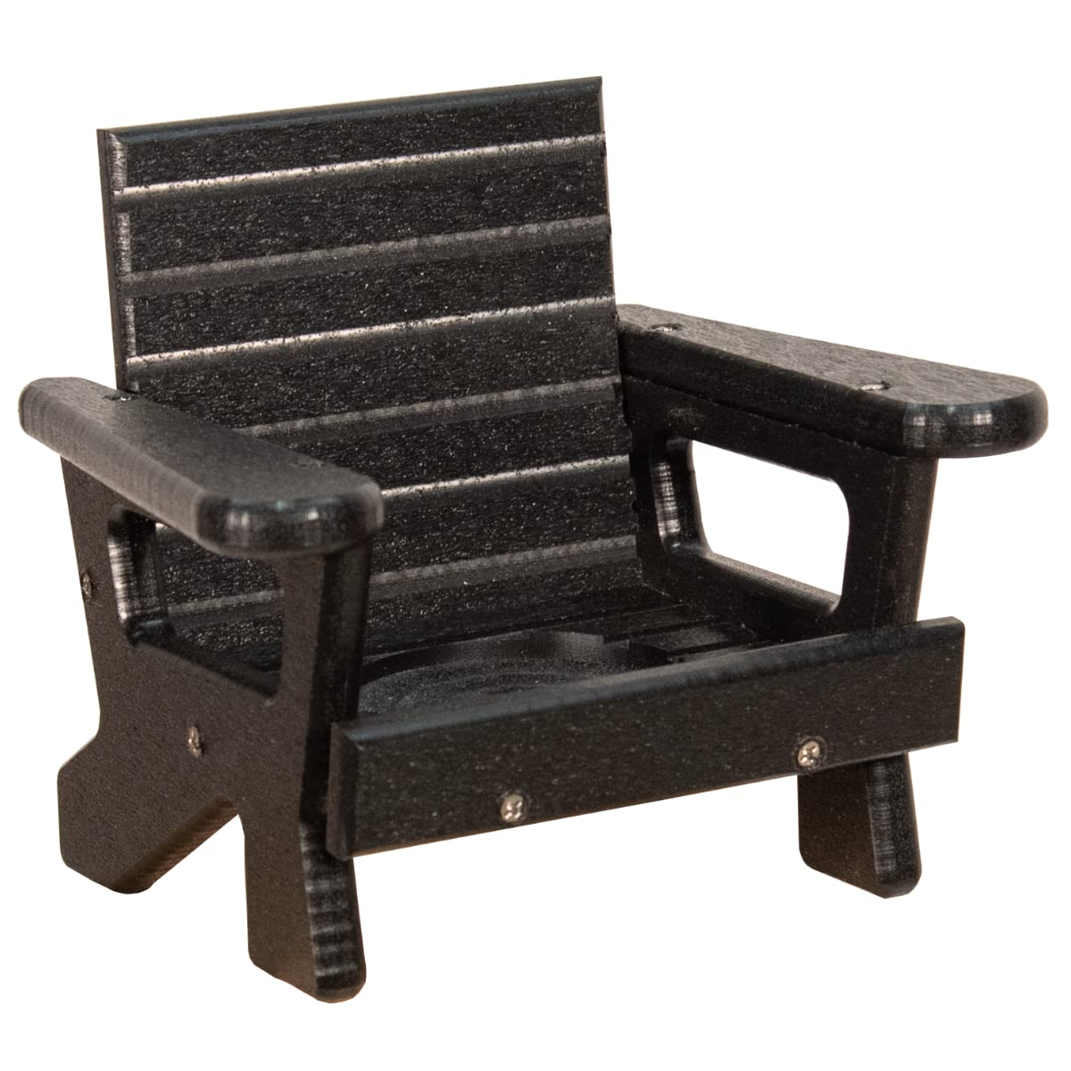 Mini white Adirondack chair candle holder, perfect for adding a beachy vibe to any space.
