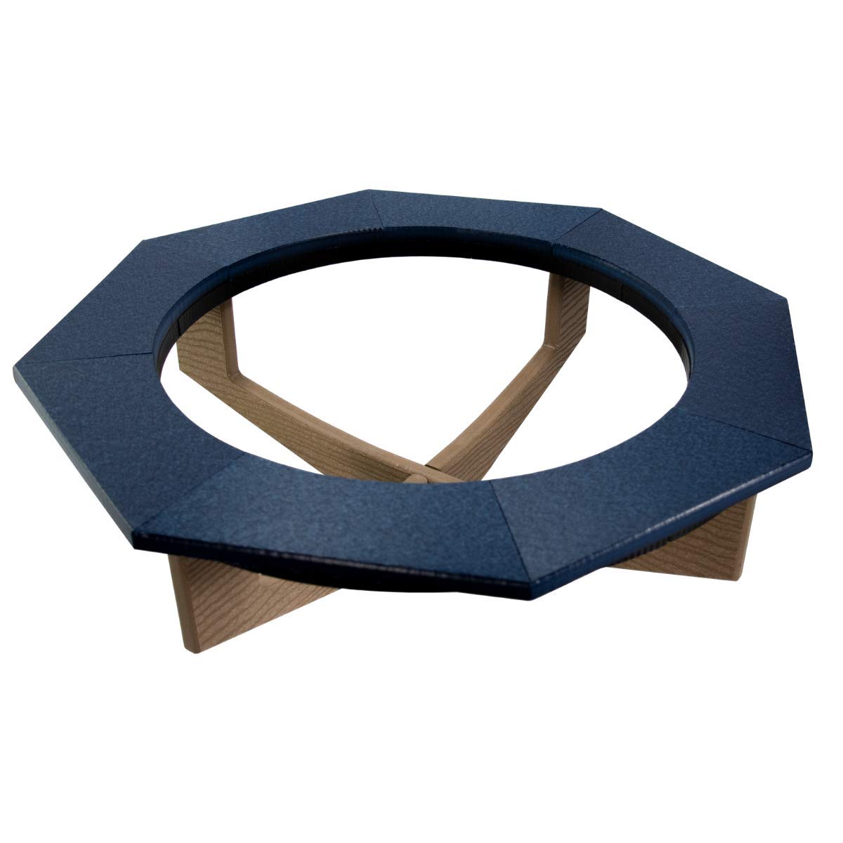 JCS Wildlife Poly Lumber Tan Pedestal Garden Bird Bath, durable and weather-resistant design for outdoor gardens.