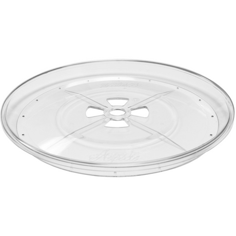 Aspects 423 Quick-Clean Bigfoot™ Round Seed Tray, 12" diameter, durable polycarbonate, captures falling seed.