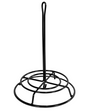 JCS Wildlife Bird Seed Cylinder Feeder metal stand for easy bird feeding in gardens and yards.