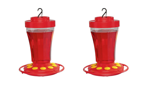 First Nature 3090 Hummingbird Nectar Flower Feeder - Made in the USA 32 oz. (1, 2, 4 or 6 Packs) - JCS Wildlife