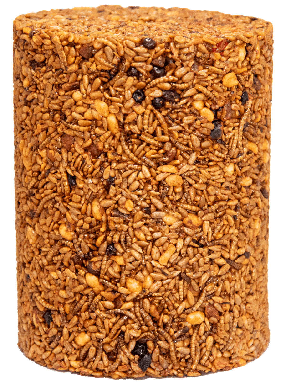 JCS Wildlife Squirrel Stopper Bugs Nuts & Berries Large Cylinder 3.8lbs with seeds and nuts.