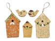 Mr. Bird Home Tweet Home 3-Pack House Seed Treats featuring charming birdhouse shapes and colorful seeds.
