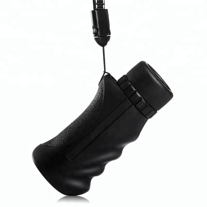 Strix Optics Birdwatching Monocular 1042 10 x 25 features a textured grip for easy handling and a hanging strap for convenience.