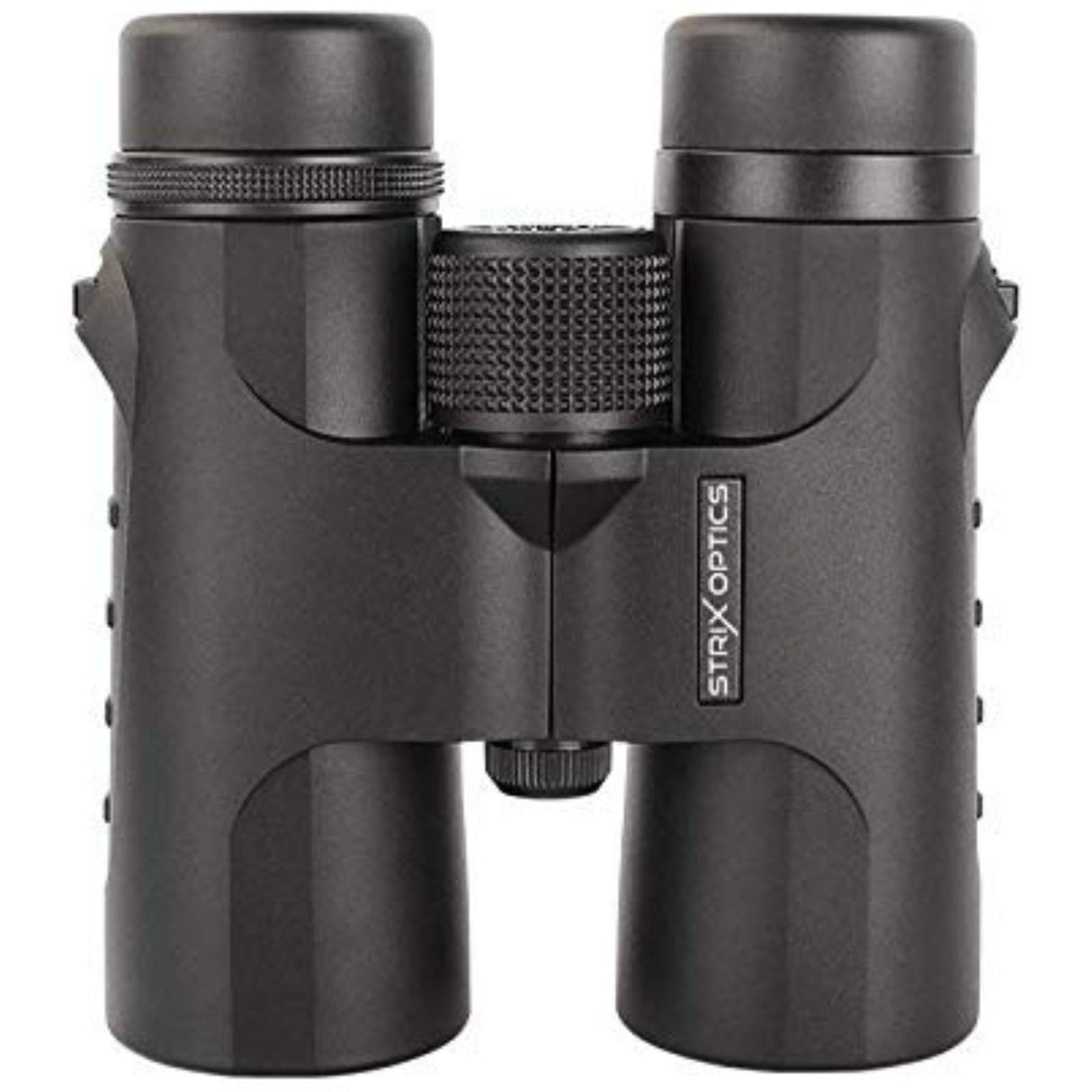 Strix Optics Wren 7122 8 x 42 birdwatching binoculars with fully multi-coated lenses and lightweight design in black.
