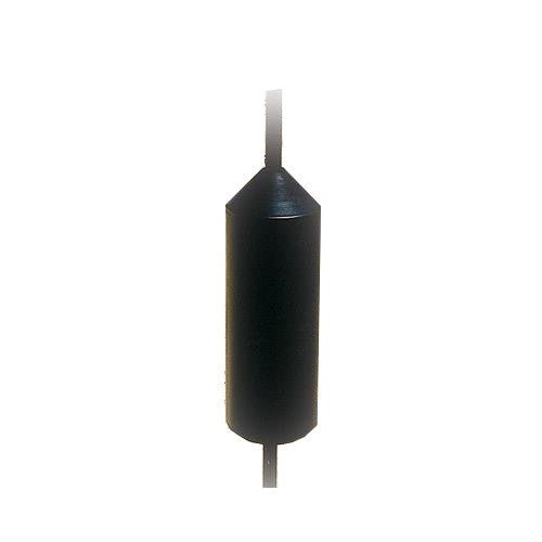 Woodlink Torpedo Squirrel Baffle designed to deter squirrels from bird feeders, made of durable powder-coated steel.