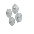 Medium replacement suction cups for JCs Wildlife window bird feeders, set of 4 with included screws, 3/4" tall and 1 3/4" diameter.