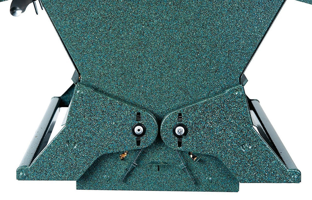 Close-up of the bottom mechanism of Absolute II Squirrel-Proof Bird Feeder from Green Heritage Farms.