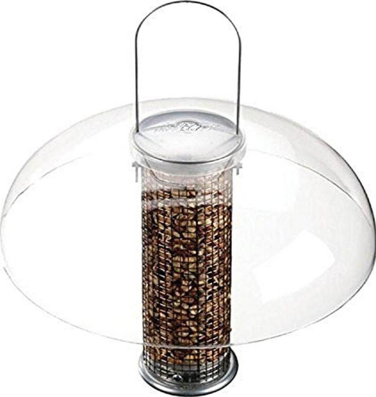 Aspects 281 Tube Top Clear Protective Weather Dome, 12 inch diameter for bird feeders, protects against rain and snow.
