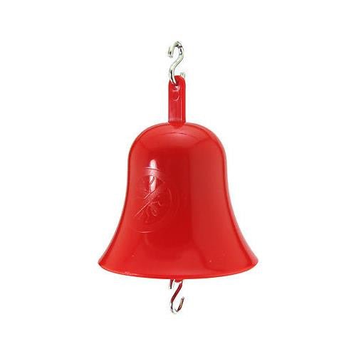 Red Audubon/Woodlink ANT-OFF Ant Bell NA5572 with hook, designed to keep ants out of bird feeders بدون الحاجة إلى زيت أو ماء