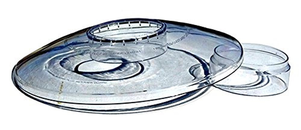 Brome Squirrel Buster Plus Bird Feeder Weather Guard and Pole Adapter components