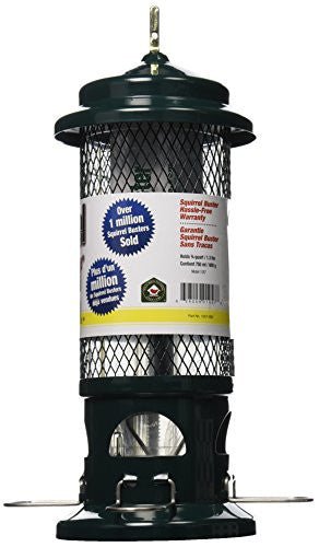 Brome Squirrel Buster Standard Bird Feeder 1057 with Squirrel-Proof Design and Seed Saver Technology