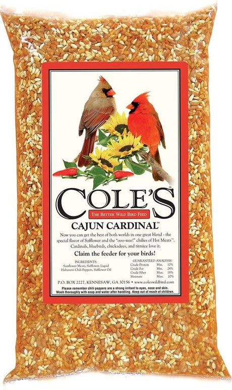 Cole's Cajun Cardinal Bird Seed, 10 lbs, CB10 - JCS Wildlife