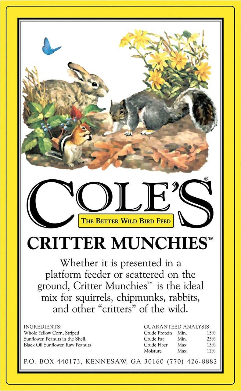 Cole's Critter Munchies Wildlife Feed, 10 lbs, CM10 - JCS Wildlife