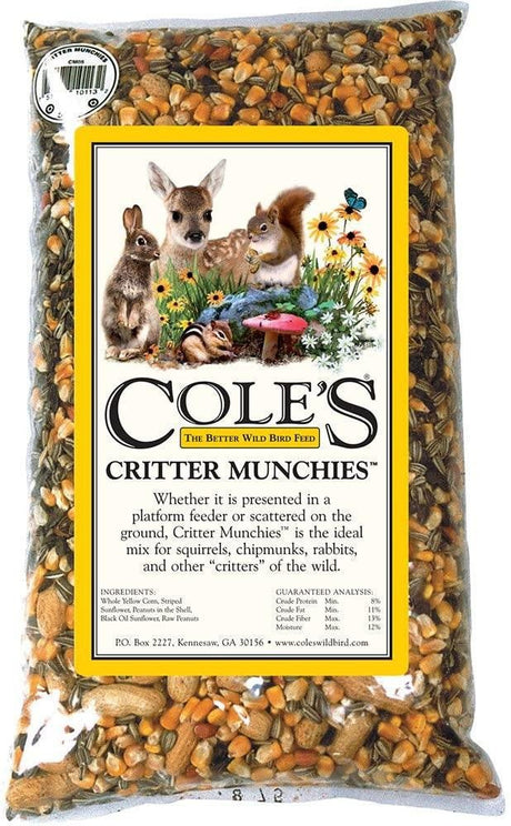 Cole's Critter Munchies Wildlife Feed, 20 lbs, CM20 - JCS Wildlife