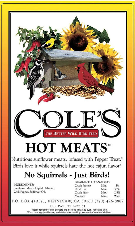 Cole's Hot Meats Bird Seed 10 lb Bag HM10 - JCS Wildlife