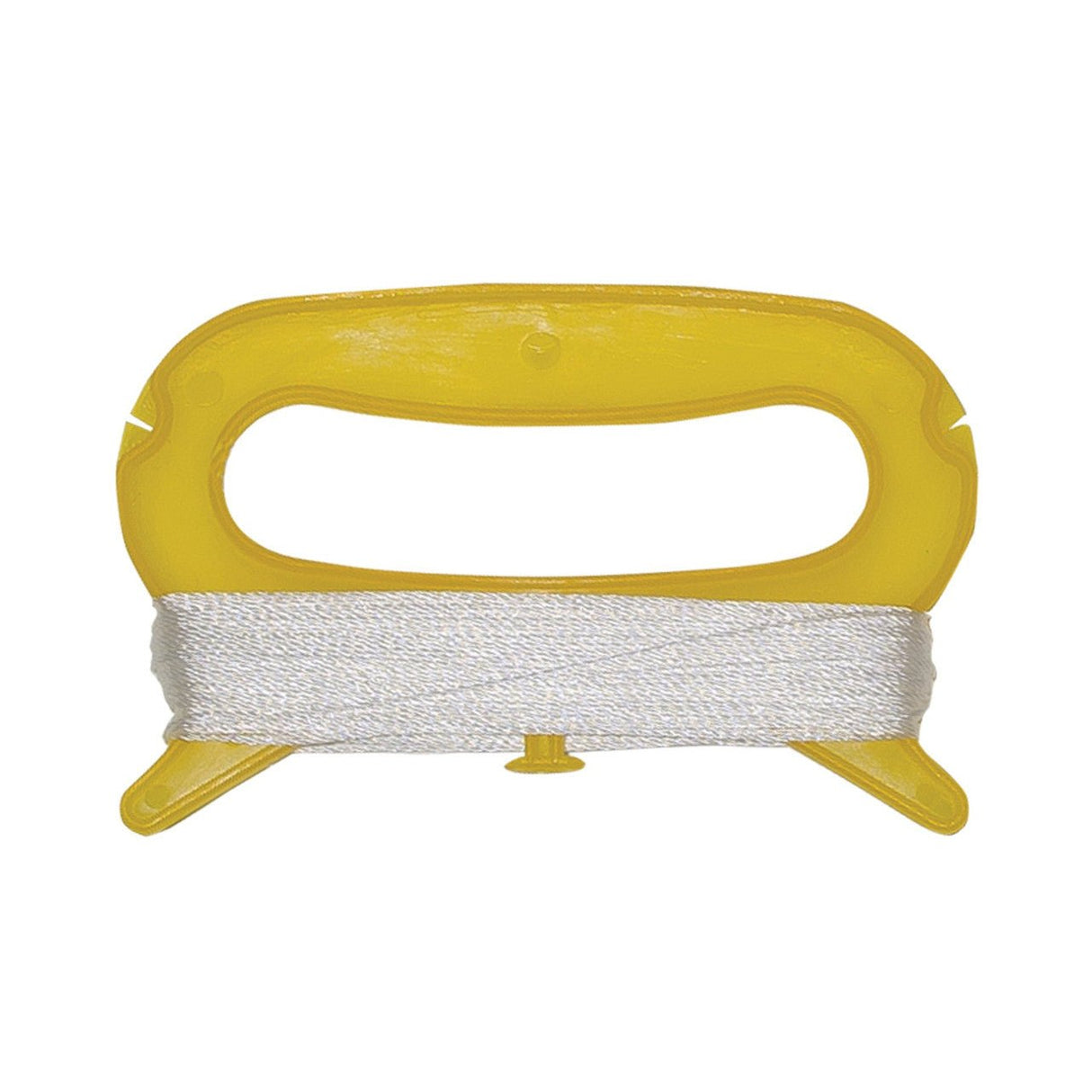 Yellow kite string winder with white string from In the Breeze Blazer Arch 27" Diamond Kite