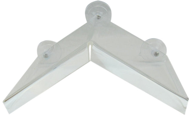 JCS Wildlife Classic Small Window Roof for bird feeders with suction cups to protect seed from rain and rot
