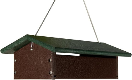 JCS Wildlife Recycled Poly Upside Down Double Suet Feeder with 8 Peanut Butter Suet Cakes - JCS Wildlife