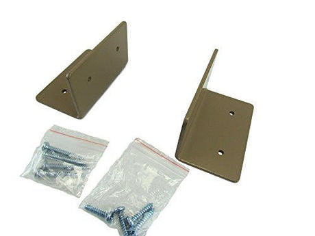 Squirrel Stopper Post Mounting Bracket Flange with screws for 4x4 posts to mount bird houses and bird feeders securely