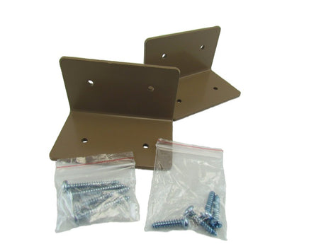 Squirrel Stopper Post Mounting Bracket Flange for 4x4 Post with Screws for Birdhouse and Bird Feeder Installation