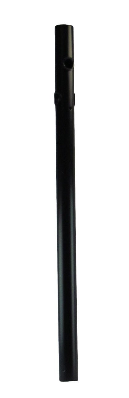 Replacement black upper post segment for Squirrel Stopper Deluxe bird feeder post assembly.
