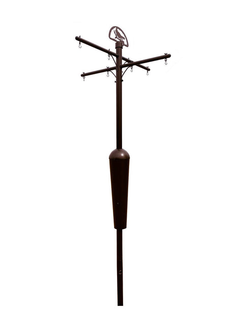 Squirrel Stopper Deluxe Squirrel Proof Bird Feeder Pole System with Baffle - JCS Wildlife