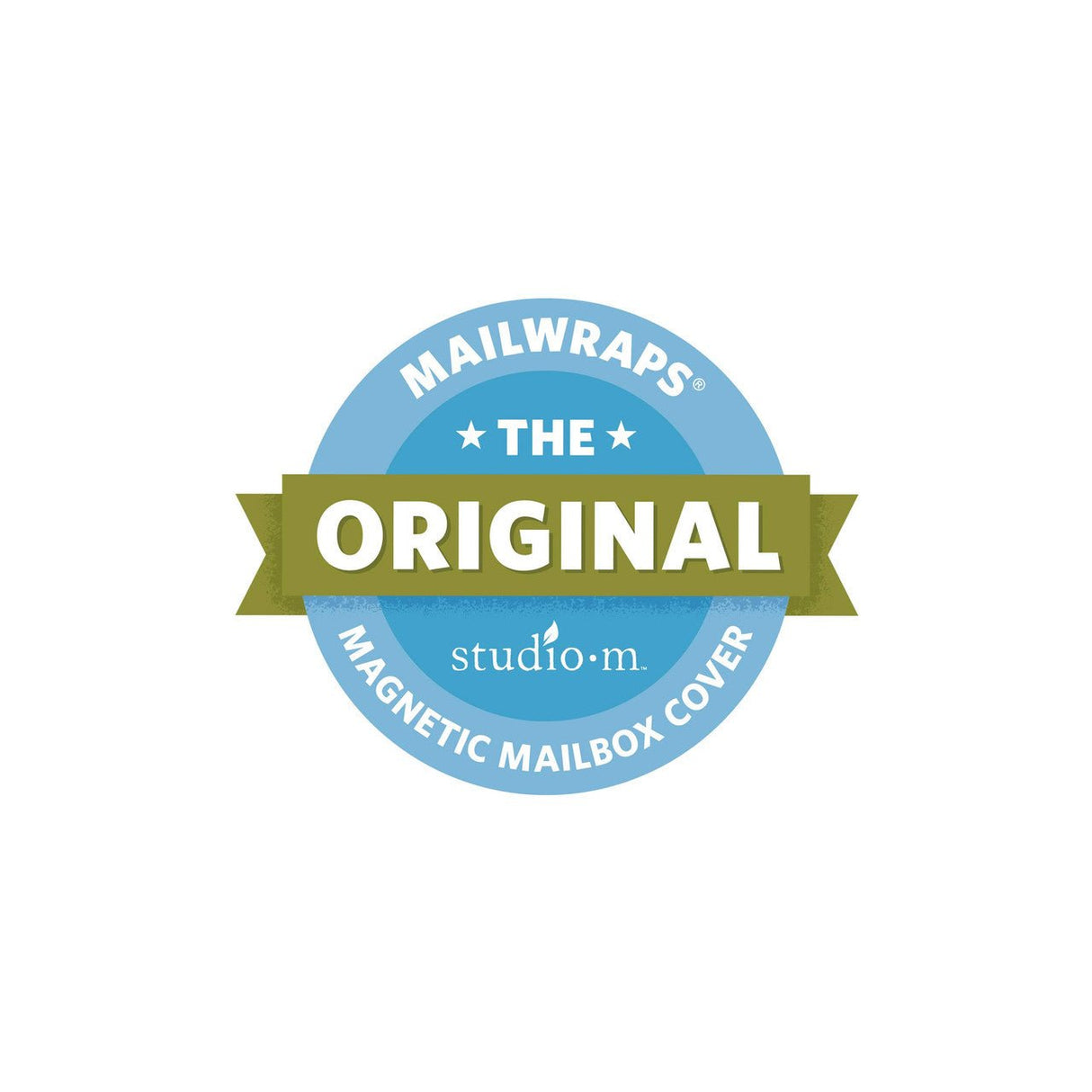 MailWraps® The Original magnetic mailbox cover logo by Studio M
