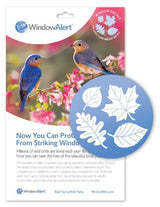 Window Alert Leaf Medley Decal (5 Per Package) - JCS Wildlife
