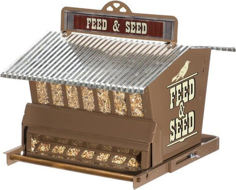 Woodlink Rustic Farmhouse Absolute® Feed & Seed Squirrel-Resistant Feeder 24637 - JCS Wildlife