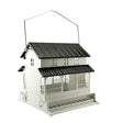 WoodLink Rustic Farmhouse Absolute® White Farmhouse Squirrel-Resistant Feeder with a charming rustic design.