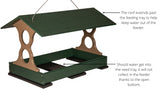 JCS Wildlife Large Fly Thru Bird Feeder- Mounting Pole Bundles Available
