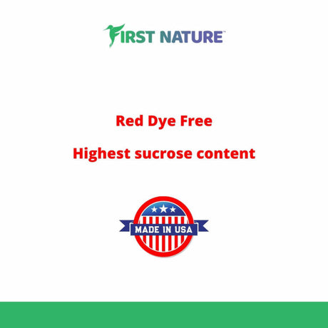 First Nature 3054 Red Hummingbird Nectar Concentrate (Makes 1 Gallon Feed) 32 oz.