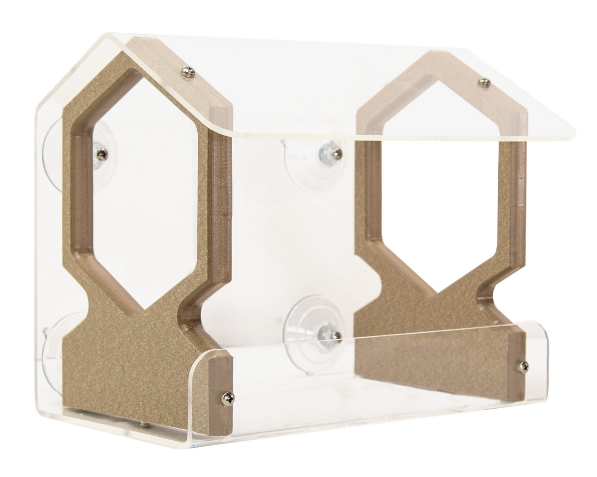 JCS Wildlife Geometric Diner 9 Window Feeder