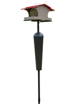 JCS Wildlife Large Poly Hopper Bird Feeder  - Mounting Pole Bundles Available!