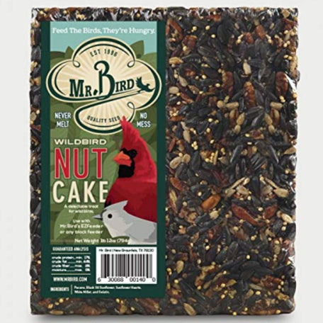 Mr. Bird WildBird Nut Cake XL, 1 lb. 12 oz., ideal for attracting a variety of birds, including Cardinals.