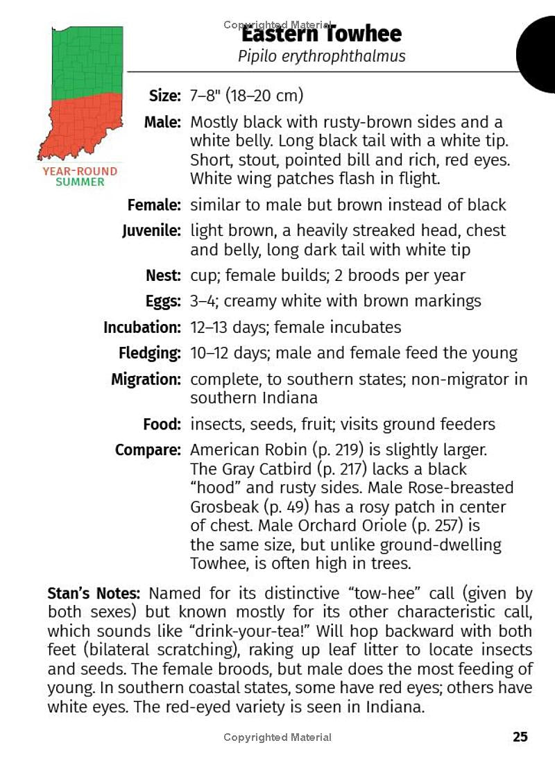 Birds of Indiana 2nd Edition