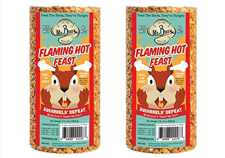 Mr. Bird Flaming Hot Feast Small Wild Bird Seed Cylinder 19 oz.