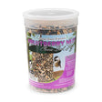 Pine Tree Farms 8006 Fruit Berry Nut Classic Seed Log, 68 oz wild bird food in a clear container.