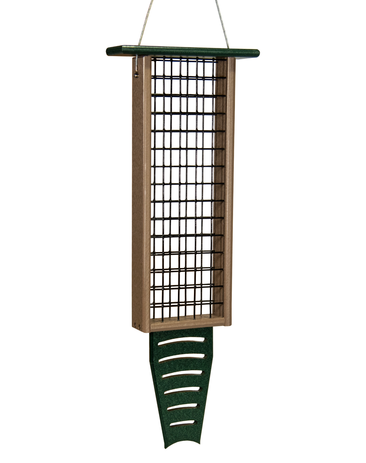 JCS Wildlife Tail Prop Suet Feeders – Single, Double, or Triple Cake Capacity